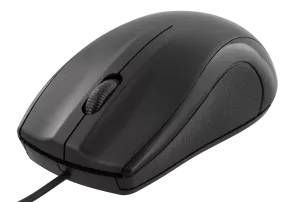  Mus Optisk med Kabel, Svart