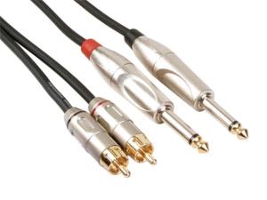 RCA Han x2 till XLR Han x2 Mono 5 Meter 