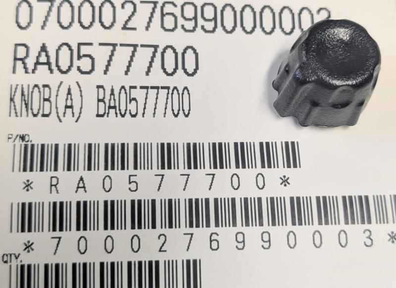 RA0577700 knob