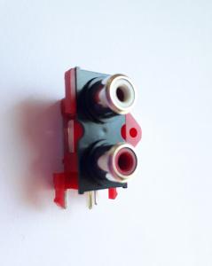 RCA x 2 chassie för kretskort