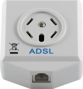ADSL Splitter för ADSL/ADSL 2+, modem/router