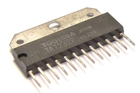 TA7232P  audio amplifier ( Toshiba )