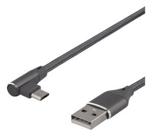 USB-A till USB micro-B Vinklad 0,5 Meter