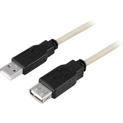 USB kabelförlängning, 2 Meter