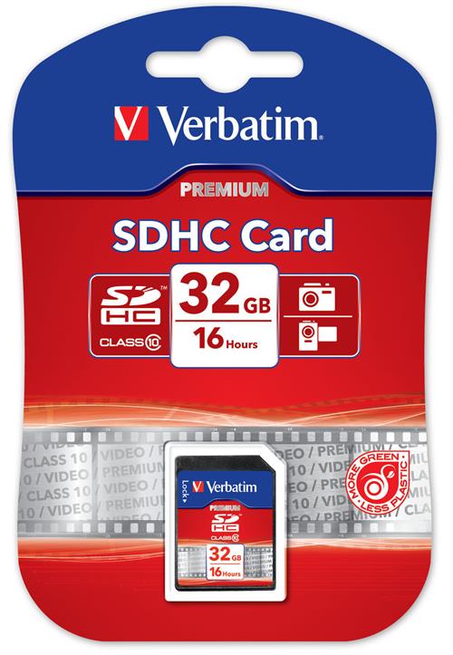 SDHC Minneskort Klass 10 32GB