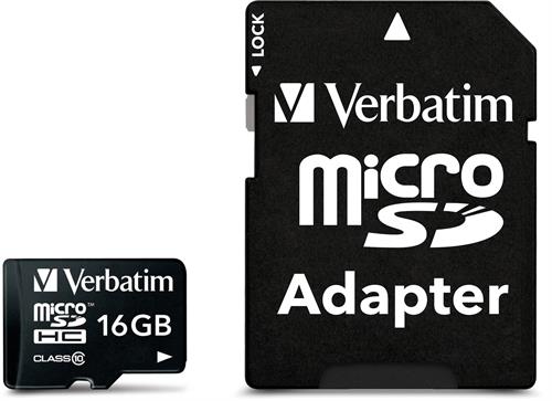 Minneskort Klass 10 16 GB med adapter