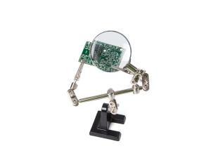 Helping hand med förstorningsglas