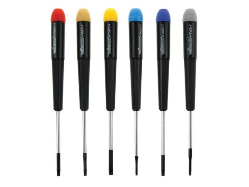 Skruvmejselsats för precision 6 x "Stjärna" 