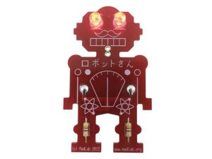 Mr. Robot, lödsats bärbart LED-robotkit