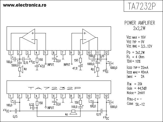 Та8227р схема включения