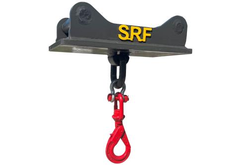 Lyftkrok på platta - S40 inkl. svivelkrok 2ton