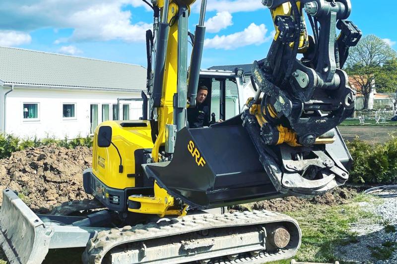 planeringsskopa grävmaskin S45