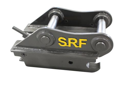 Snabbfäste S40 Halvautomatisk låsning - Axel: 35mm CC: 165mm  Bredd: 124mm