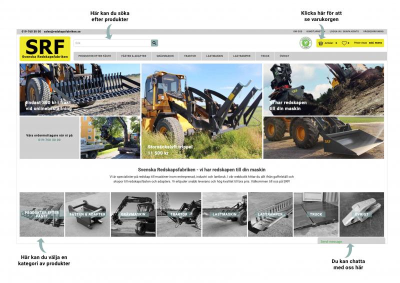 SRF köpguide hemsida