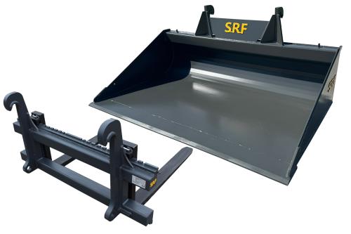 STORA BM-PAKETET (Planeringsskopa 2500mm & Gaffelställ 5ton)