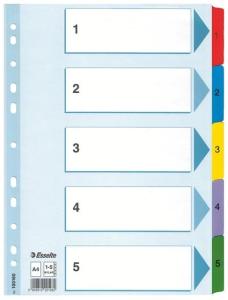 Pärmregister Esselte Mylar 1-5 A4