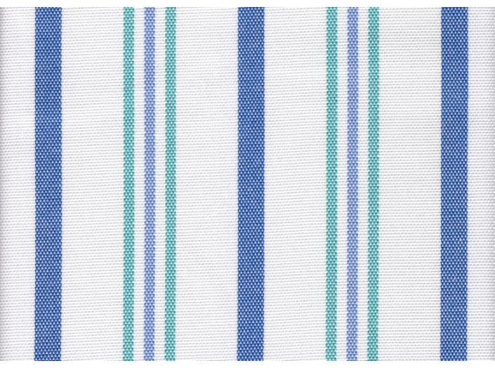 Dynväv Garden Stripe 475 vit/blue/petrol Panama