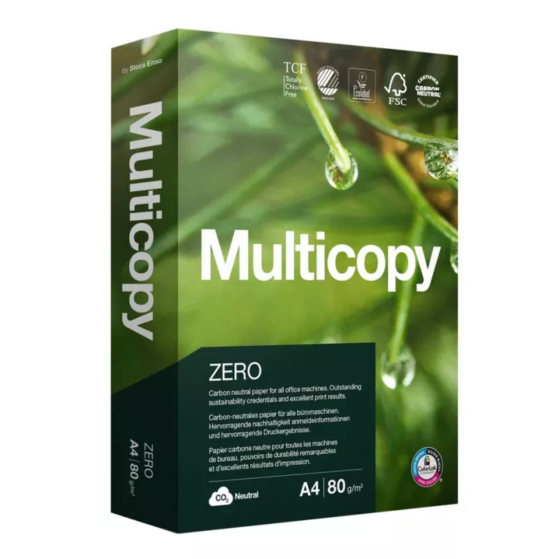 Kopieringspapper Multicopy Zero OH A4 80g