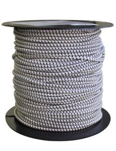 GUMMICORD 4 MM VIT/SVART