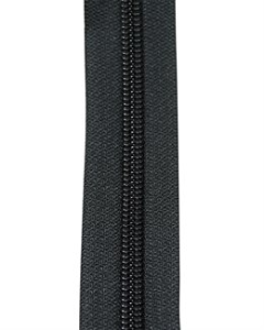 YKK 8MM BLIXTLÅS LÖPMETER SPIRAL SVART