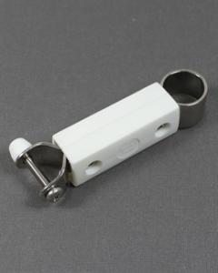 GRABBRÄCKSFÄSTE 22MM - VIT/RF