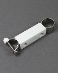 GRABBRÄCKSFÄSTE 25MM - VIT/RF