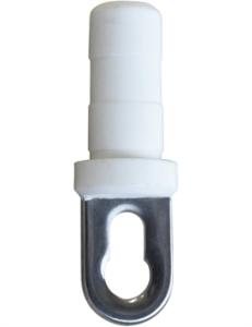 ÄNDBESLAG NYCKELHÅL PLAST/ROSTFRI