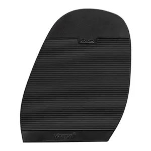 Original Vibram® Simon Halvsula (2,2 mm) – Elegant Herrsula med Linjemönster (Svart)