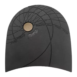 Original Vibram Wellness Stötdämpande Klack 7mm Svart – Skön Komfort för Dam & Herr