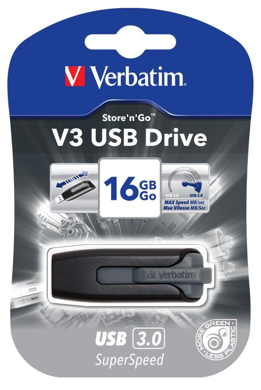 USB-Minne 3.0 Verbatim Store n Go V3 16GB