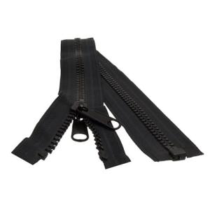 TAGG BLIXTLÅS DRAGKEDJA KAPELLBLIXTLÅS KAPELLKEDJA DELBAR VIT 10MM YKK