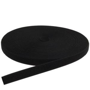 Kardborrband Ögla ( mjuk )100mm Svart