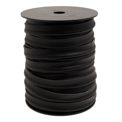 KEDER ASSIA SVART 5MM TOTALT: 15MM