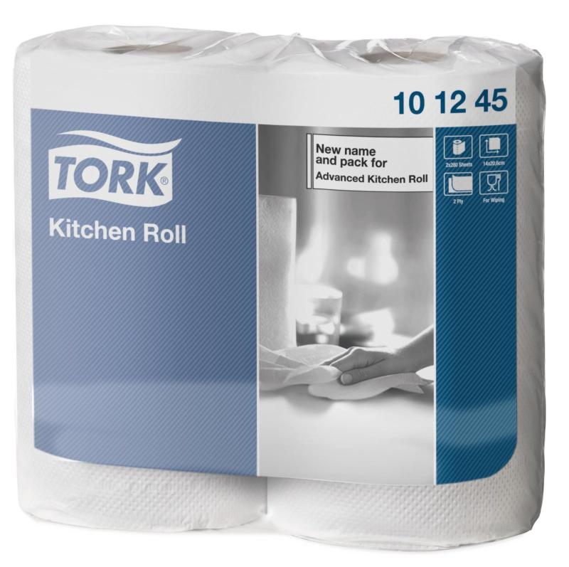 Hushållspapper Tork Advanced Plus 2-lg vit 39m