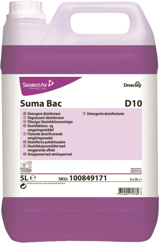 Köksrent Diversey Suma Bac D10 Kök 5L