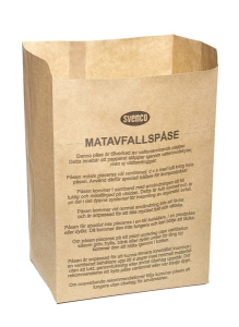 Avfallspåse Matavfall Våtstark Kraftpapp 8L Brun 200x150x360mm