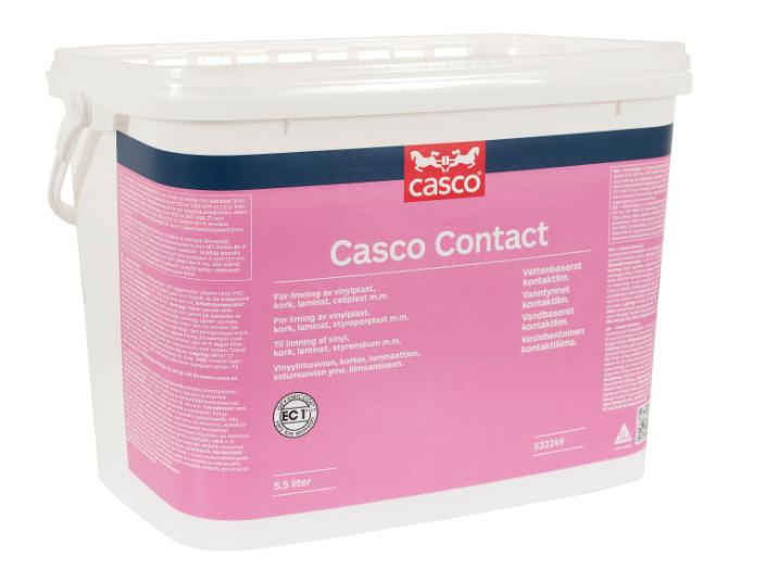 Vattenbaserat Casco Contact 3880 , 5,5 kg/burk