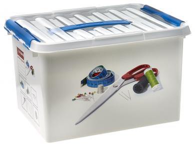 Sylåda 22 liter vit/ blå