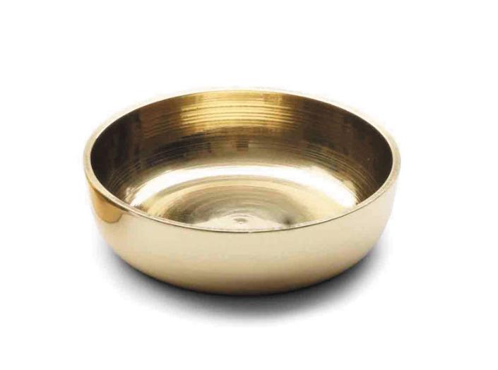 Möbelunderlägg mässing, Ø 50 mm