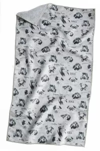 Hundduk Woof 60x120 cm Grå