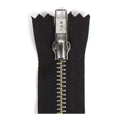 YKK Original Metallblixtlås Metervara – 6mm Silver/Svart