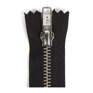 YKK Original Metallblixtlås Metervara – 6mm Silver/Svart