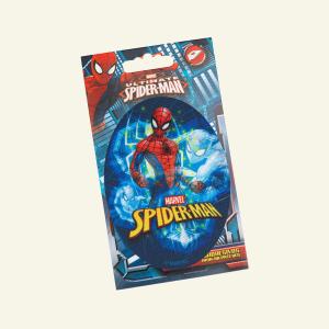 Symärke Spiderman 110x80mm blå/röd