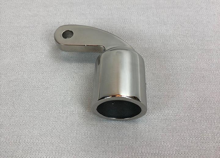 Vinklat ändbeslag 22 mm