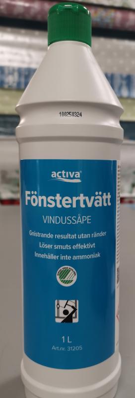 Fönsterputs, Fönstertvätt Activa 1L