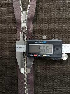 YKK Blixtlås Metall Metervara 6mm – Silver/Brun (Original)