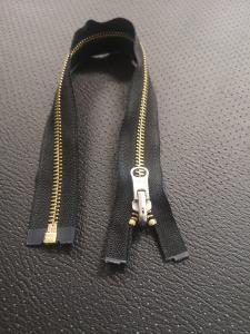 Metallblixtlås 6 mm YKK Delbar Silver/Svart – Vändbar Kläpp