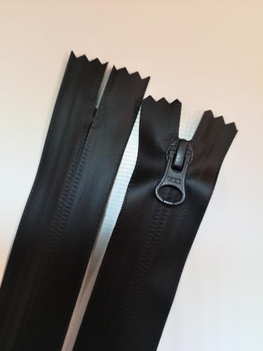 Original YKK Vattenavvisande Spiralblixtlås – Matt Svart 6mm (Fast)