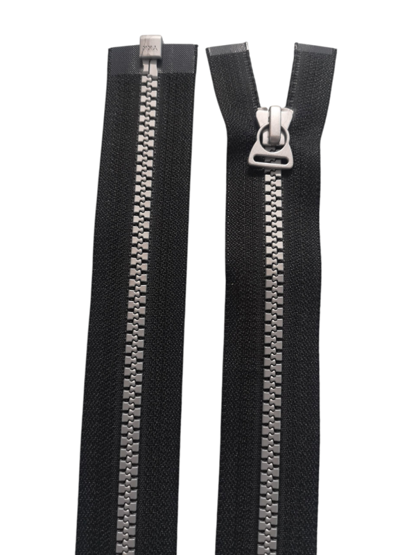 Delbart blixtlås 6 mm svart 72 cm – 100 % plast YKK