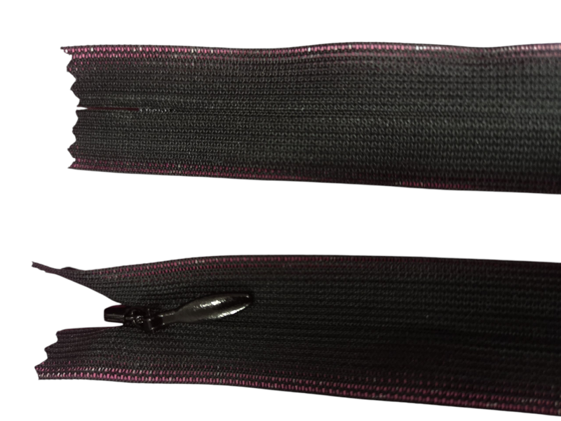 YKK Blixtlås dolt 48 cm – ej delbar, svart (F-kod: 580)